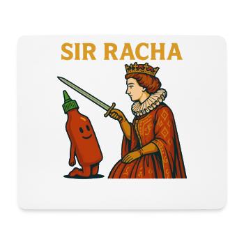 Sir Racha Funny Meme Knighting Hot Sauce Humor - Mouse Pad (horizontal) - white - Front