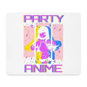 Fête Célébration Anime Manga Otaku Kawaii Japon Cosplay - Tapis de souris (format paysage) - blanc - Devant