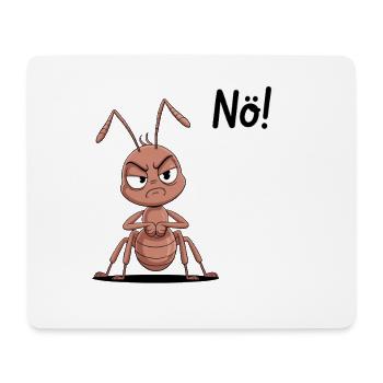 Witzige Ameise Sagt Nö - Mousepad (Querformat) - Weiß - Vorne
