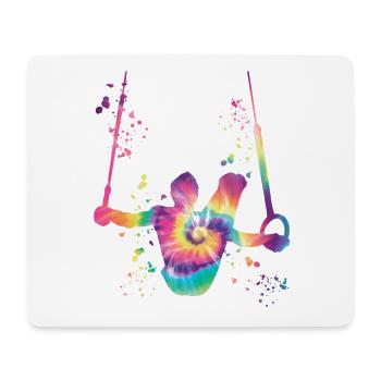 Artistic Gymnastics Rings Artistic Gymnastics - Mouse Pad (horizontal) - white - Front
