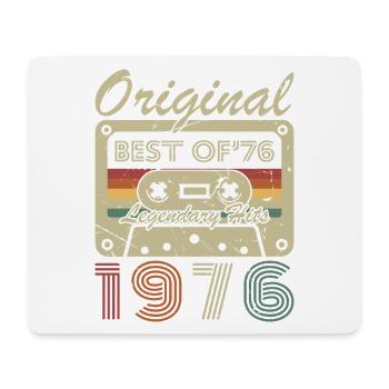 1976 Vintage Retro Geburtstagsgeschenk - Mousepad (Querformat) - Weiß - Vorne