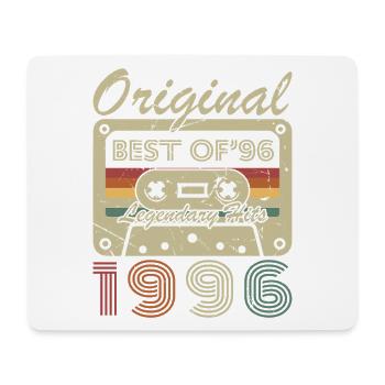 1996 Vintage Retro Geburtstagsgeschenk - Mousepad (Querformat) - Weiß - Vorne