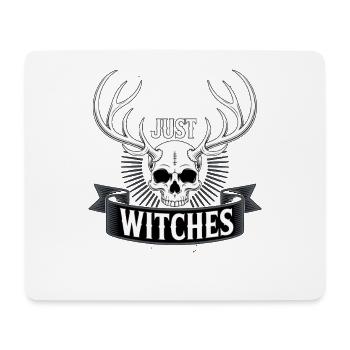 Just Witches Hexen Macht Halloween - Mousepad (Querformat) - Weiß - Vorne