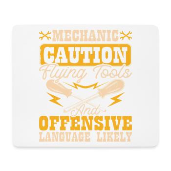 Mécanicien automobile Mécatronicien Technicien Tournevis Cadeau - Tapis de souris (format paysage) - blanc - Devant