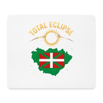 Totale Sonnenfinsternis Bilbao 2026 - Mousepad (Querformat) - Weiß - Vorne