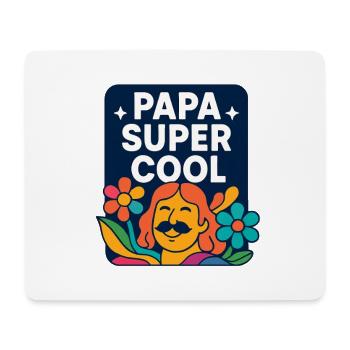 Super cooler Papa - Vatertag - Geburtstag - Mousepad (Querformat) - Weiß - Vorne