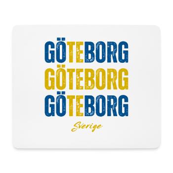 Göteborg, Schweden, stolzer Schwede - Mousepad (Querformat) - Weiß - Vorne