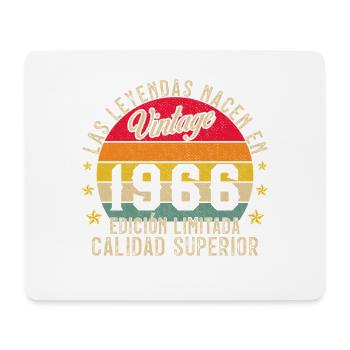 1966 Vintage Retro Birthday Gift - Mouse Pad (horizontal) - white - Front