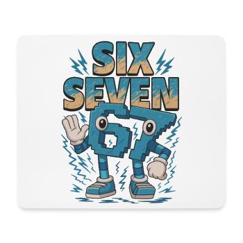 Kids Meme 67 Six Seven 6 7 Italian Brainrot Shirt - Mouse Pad (horizontal) - white - Front