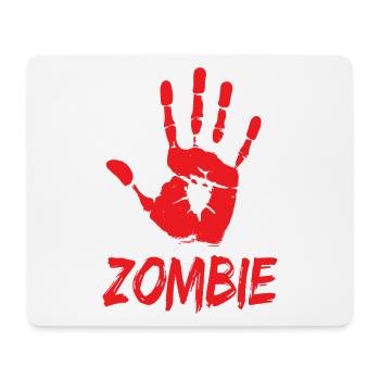 Zombie Hand Halloween Apocalypse - Mouse Pad (horizontal) - white - Front