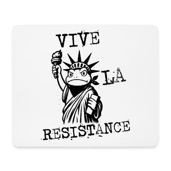 Freiheitsfigur Maske Cartoon - Mousepad (Querformat) - Weiß - Vorne