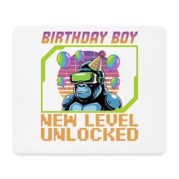 Birthday Gamer VR - Mousepad (Querformat) - Weiß - Vorne