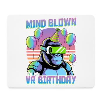 Birthday Gamer VR - Mouse Pad (horizontal) - white - Front