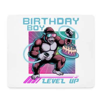 Birthday Gamer VR - Mouse Pad (horizontal) - white - Front