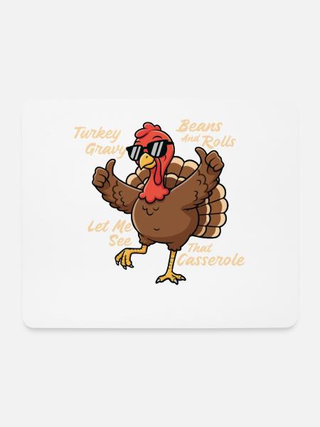 Lass mich den Herbsthumor des Auflaufs sehen - Mousepad (Querformat) - Weiß