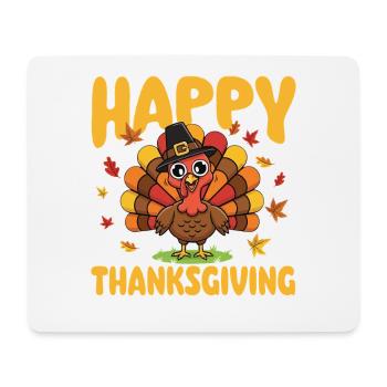 Happy Thanksgiving Autumn Harvest Blend - Mouse Pad (horizontal) - white - Front