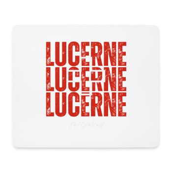 Ich liebe Luzern, Luzern Schweiz - Mousepad (Querformat) - Weiß - Vorne