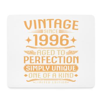 Vintage 1996 Vintage Born - 30 Years Old - Mouse Pad (horizontal) - white - Front