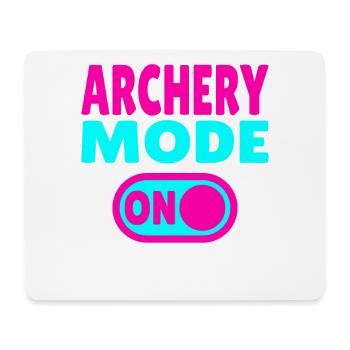 Archery Mode ON - Mouse Pad (horizontal) - white - Front