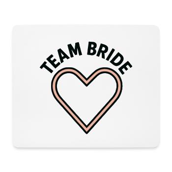 Junggesellenabschied Braut Team - TEAM BRAUT - Mousepad (Querformat) - Weiß - Vorne