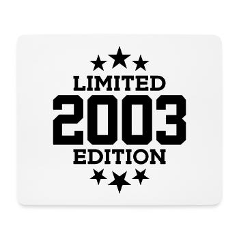 LIMITED EDITION 2003 23RD BIRTHDAY - Mouse Pad (horizontal) - white - Front