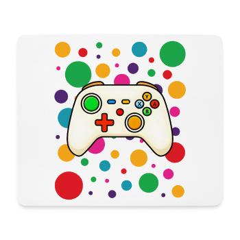 Manette de jeu Colorburst - Tapis de souris (format paysage) - blanc - Devant