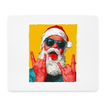 Santa Claus Party Pop Art Christmas - Mouse Pad (horizontal) - white - Front