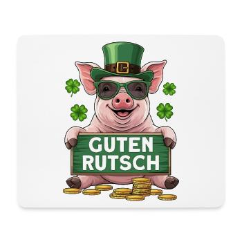 Guten Rutsch - Mousepad (Querformat) - Weiß - Vorne