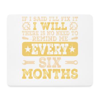 Mechanic Mechatronics Technician Handyman Gift - Mouse Pad (horizontal) - white - Front