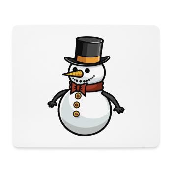 Snowman Winter Christmas - Mouse Pad (horizontal) - white - Front