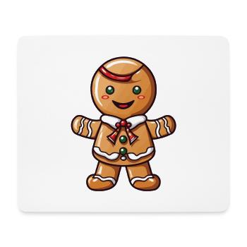 Christmas Gingerbread Baking Cookie - Mouse Pad (horizontal) - white - Front