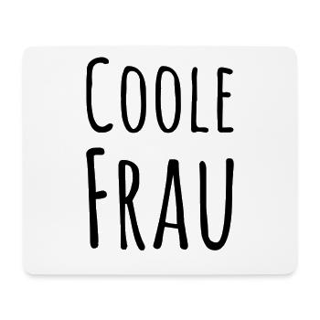 This is what a cool woman looks like - Mouse Pad (horizontal) - white - Front