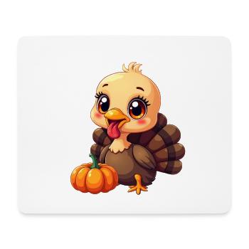 Thanksgiving Truthahn Baby - Mousepad (Querformat) - Weiß - Vorne