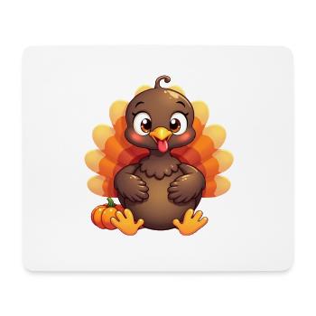 Thanksgiving Truthahn Baby - Mousepad (Querformat) - Weiß - Vorne