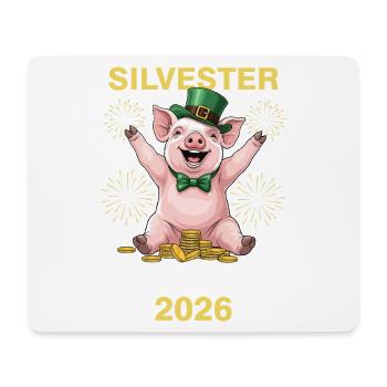Silvester Outfit 2026 - Mousepad (Querformat) - Weiß - Vorne