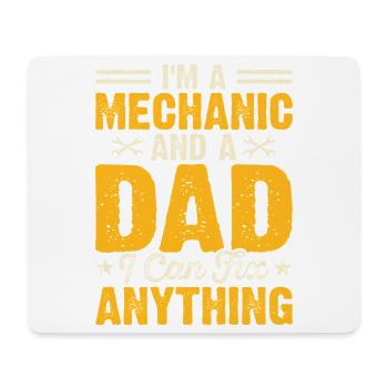 Mechanic Mechatronics Technician Handyman Gift - Mouse Pad (horizontal) - white - Front