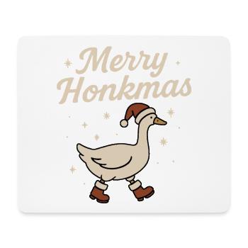 Merry Honkmas Oie Noël Drôle Père Noël - Tapis de souris (format paysage) - blanc - Devant