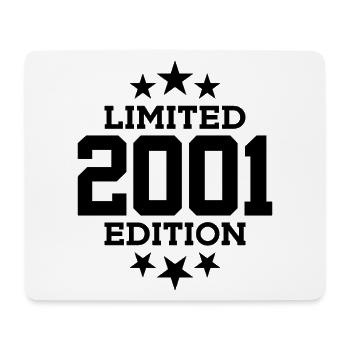LIMITED EDITION 2001 25TH BIRTHDAY - Mouse Pad (horizontal) - white - Front