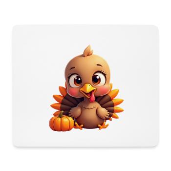 Thanksgiving Truthahn Baby - Mousepad (Querformat) - Weiß - Vorne