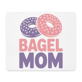Bagels Saying Bagel Mom Funny Bagels Gift - Mouse Pad (horizontal) - white - Front
