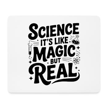 La science, c’est comme de la magie, mais réelle - Tapis de souris (format paysage) - blanc - Devant