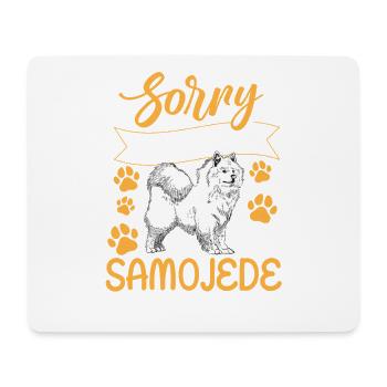 Samoyed can't be a sled dog - Mouse Pad (horizontal) - white - Front