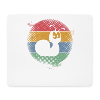 Schnecke - Mousepad (Querformat) - Weiß - Vorne