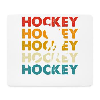 Hockey Hockey sur glace Cadeau pour joueur de hockey sur glace - Tapis de souris (format paysage) - blanc - Devant