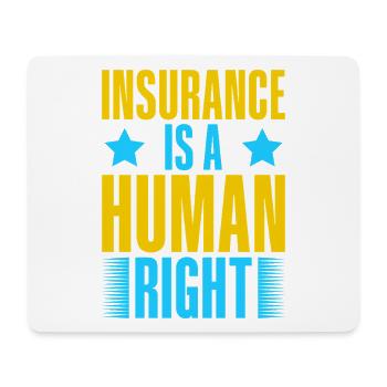 Insurance Agent Human Right Funny Insurance Broker - Mouse Pad (horizontal) - white - Front