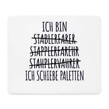 Forklift Driver Forklift Driver Warehouse Clerk, Forklift - Mouse Pad (horizontal) - white - Front