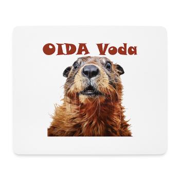 Oida Voda Groundhog Design - Mouse Pad (horizontal) - white - Front