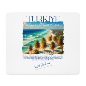 Turkey Bodrum Beach Holiday Design – Visit Bodrum - Mouse Pad (horizontal) - white - Front