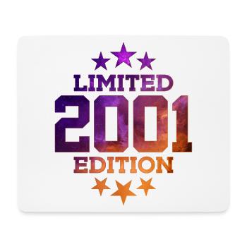 LIMITED EDITION 2001 25TH BIRTHDAY - Mouse Pad (horizontal) - white - Front