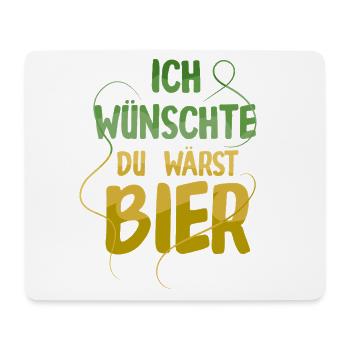 Amateurs de bière Dicton de bière Buveurs de bière Alcool - Tapis de souris (format paysage) - blanc - Devant